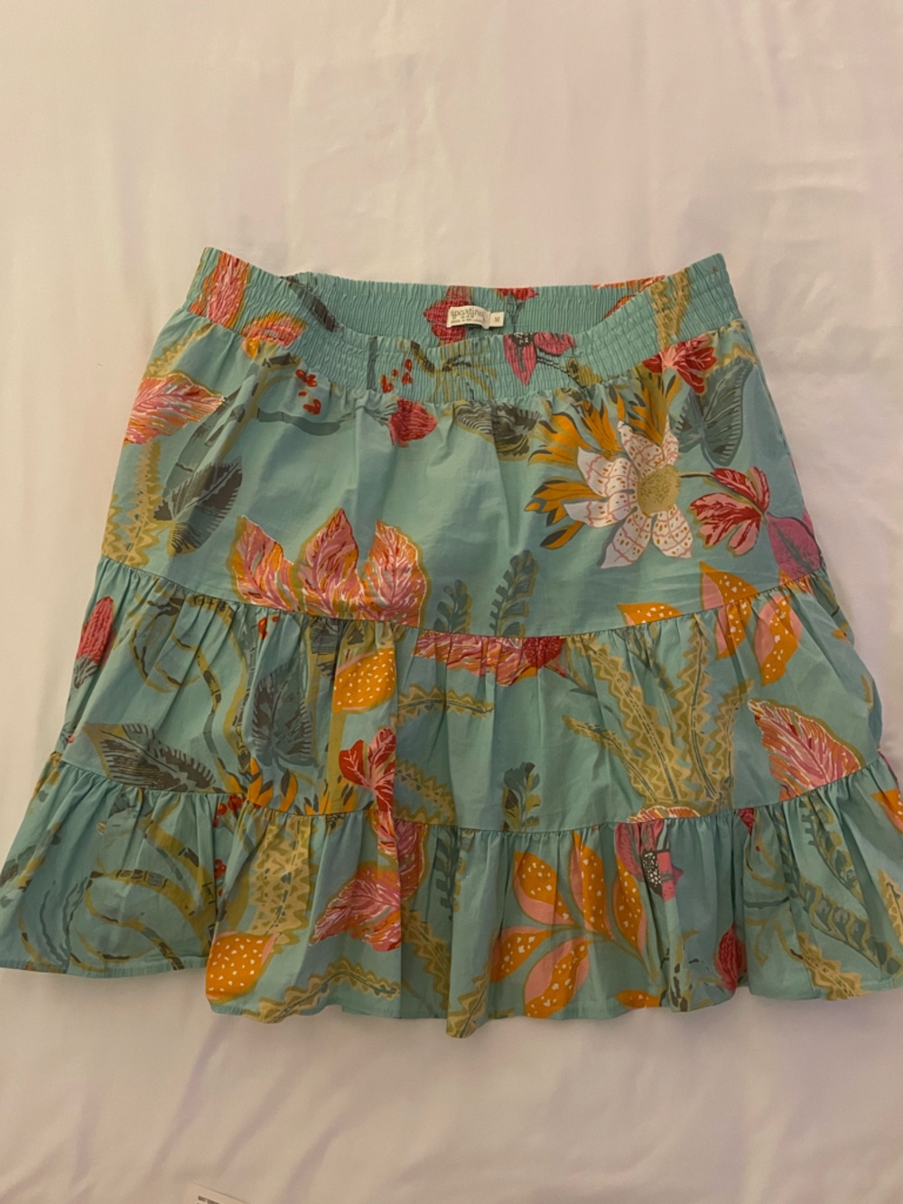 Spartina Women's Floral Tiered Mini Skirt